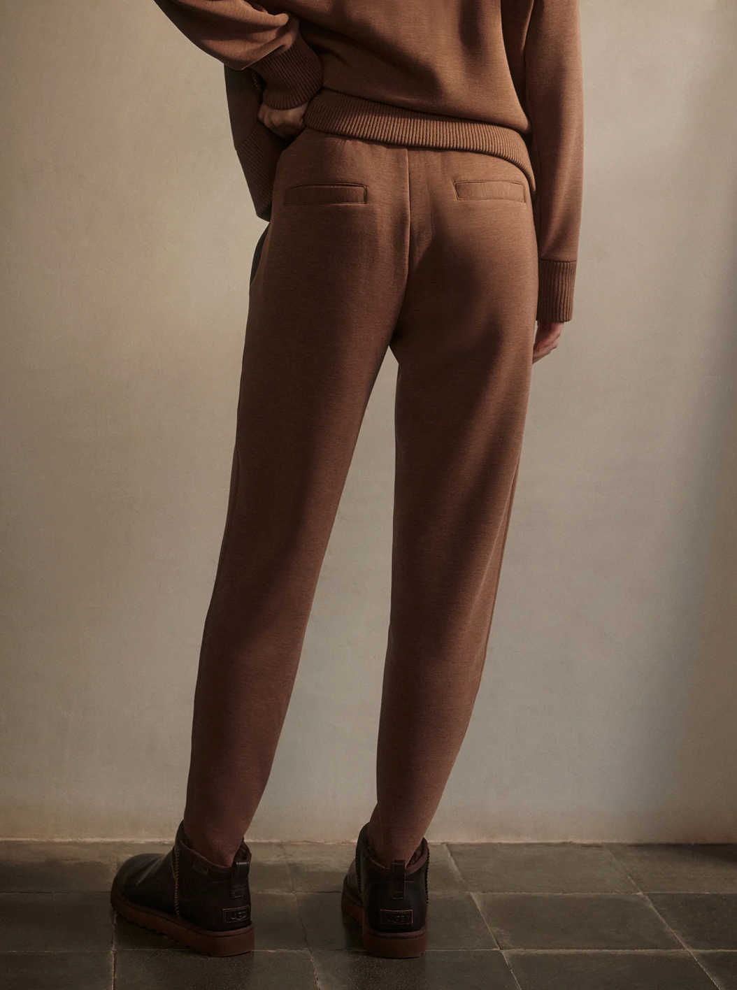 SLIM HEM PANT ZIP 29.5" GOLDEN BRONZE MARL