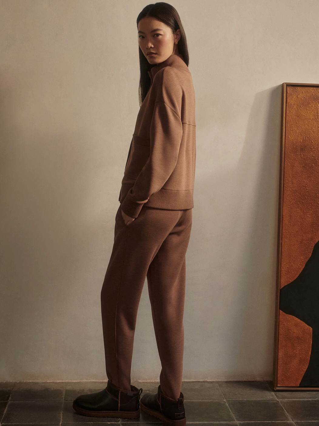 SABRINA BUTTON THROUGH GOLDEN BRONZE MARL