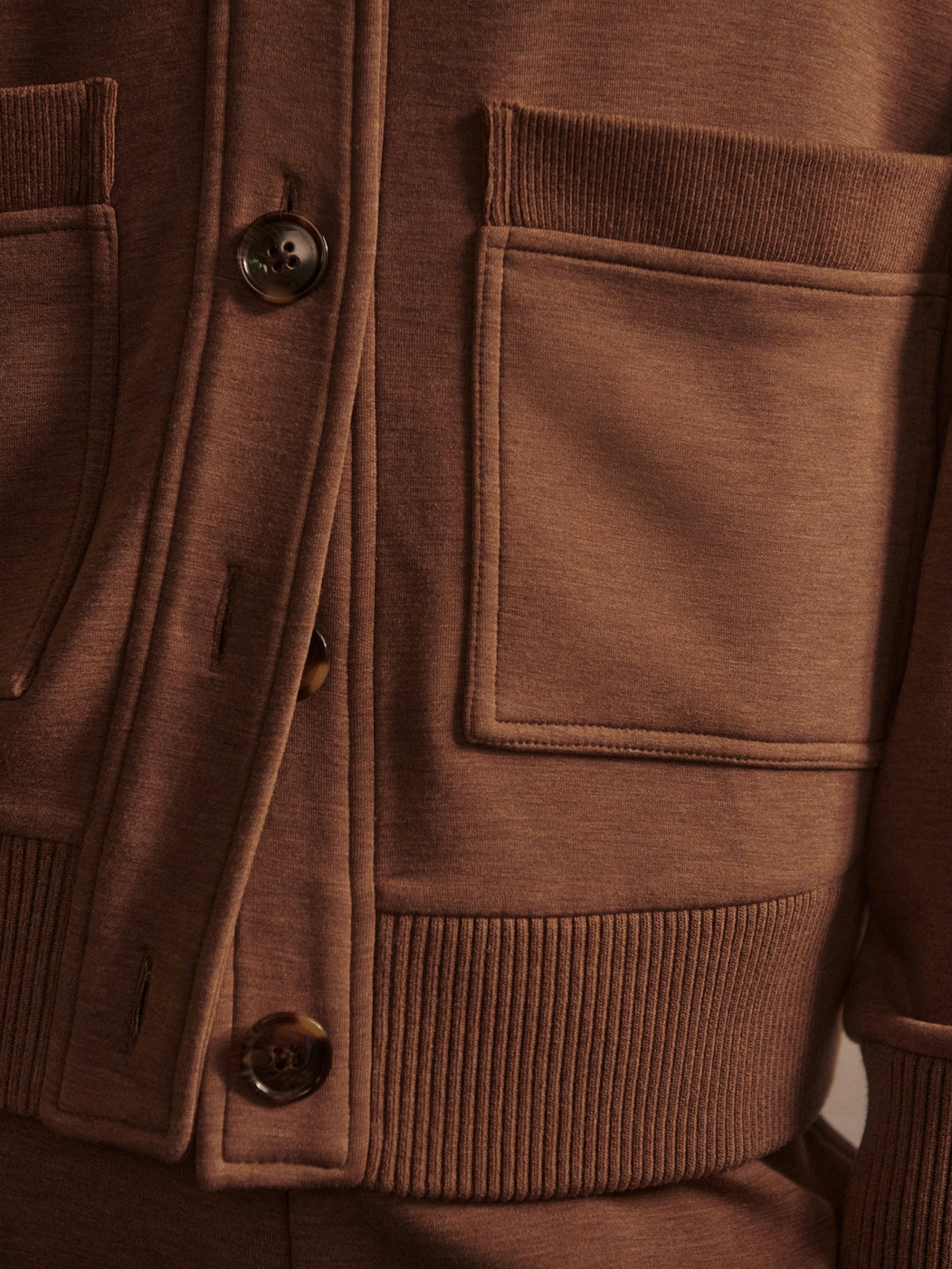 SABRINA BUTTON THROUGH GOLDEN BRONZE MARL