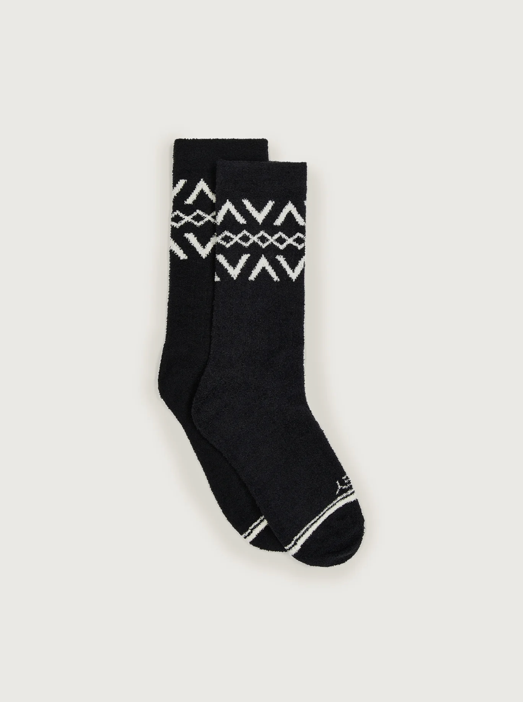 CHADWICK FAIRISLE SOCKS BLACK