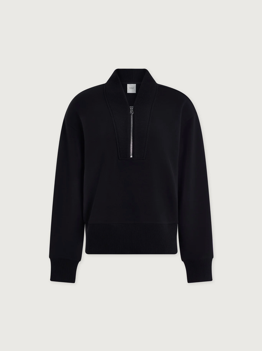 SALLY 1/2 ZIP BLACK