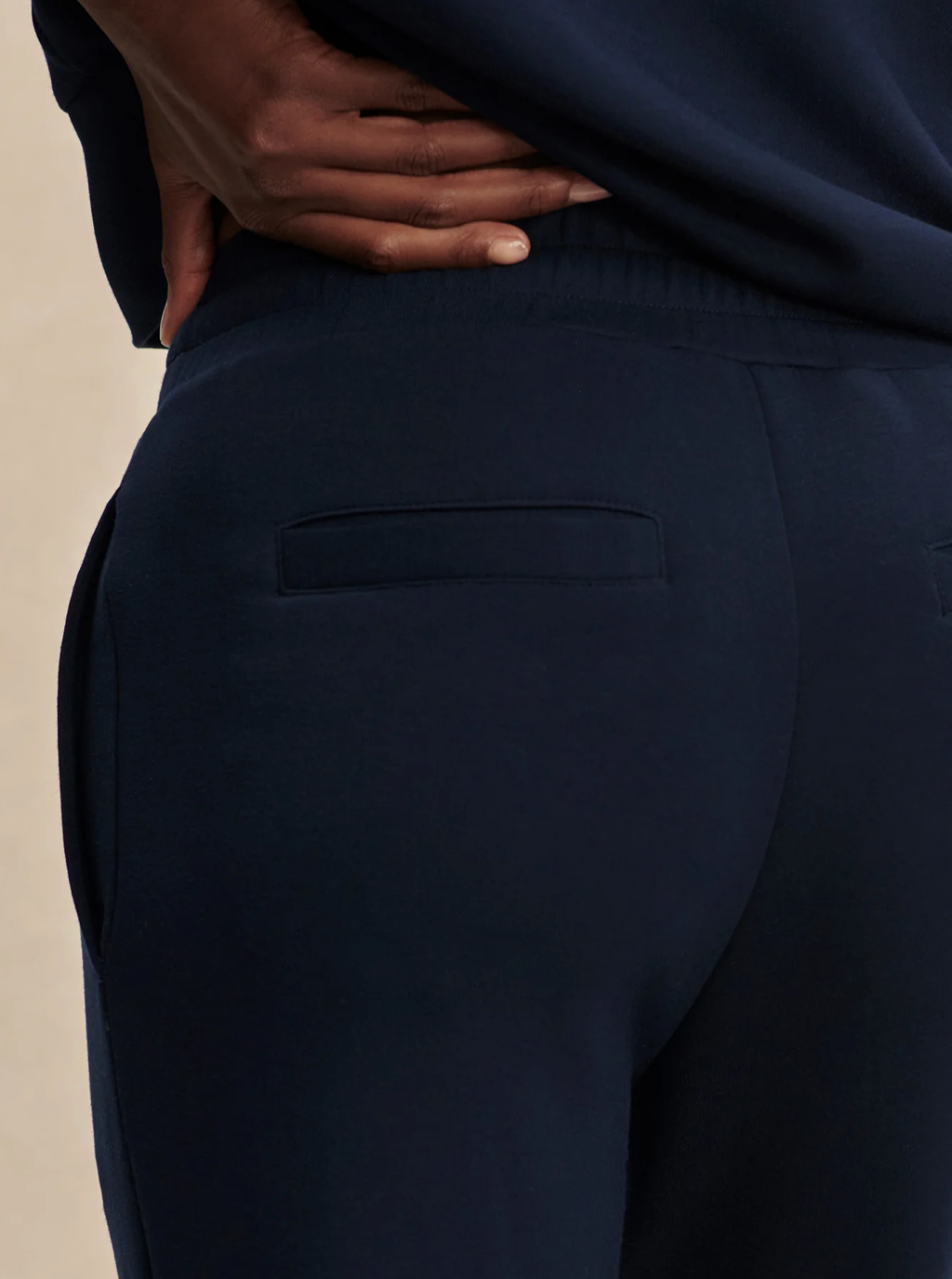SLIM CUFF PANT DOUBLESOFT NAVY 27.5"