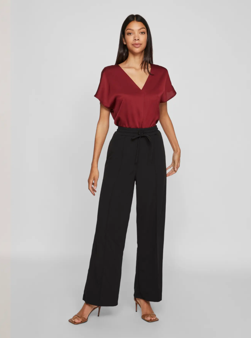 CLUA WIDE LEG TROUSER BLACK