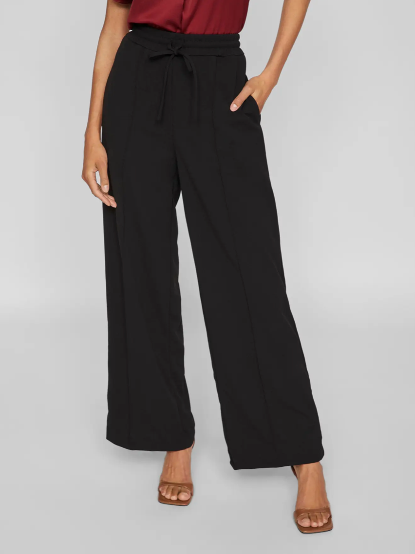 CLUA WIDE LEG TROUSER BLACK