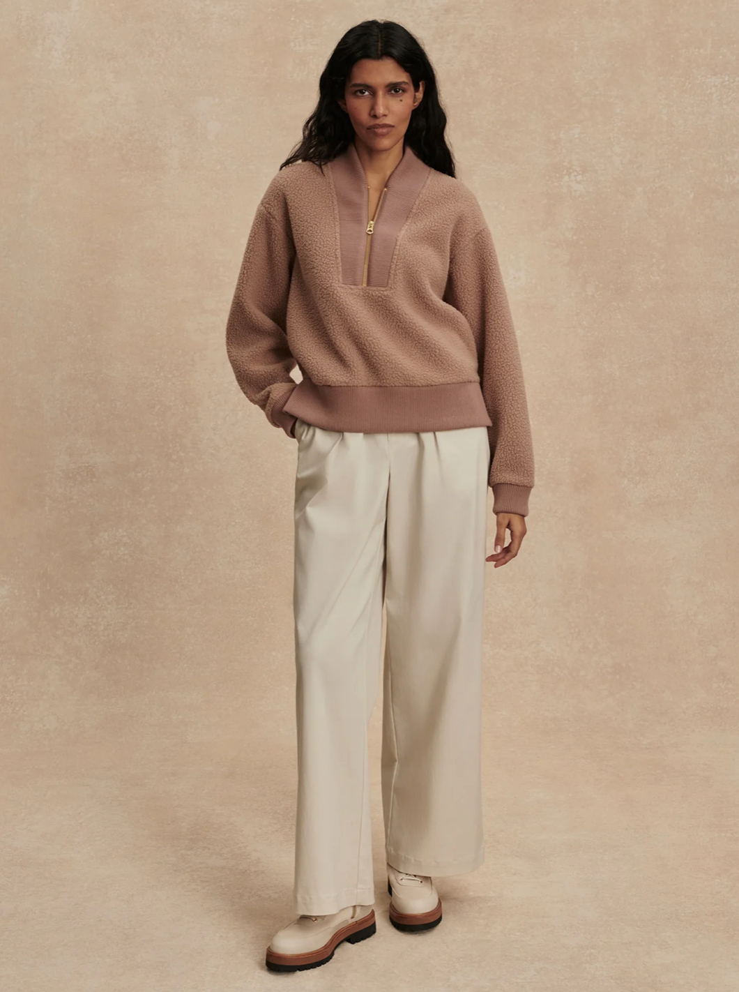 MUMFORD FLEECE GINGER SNAP