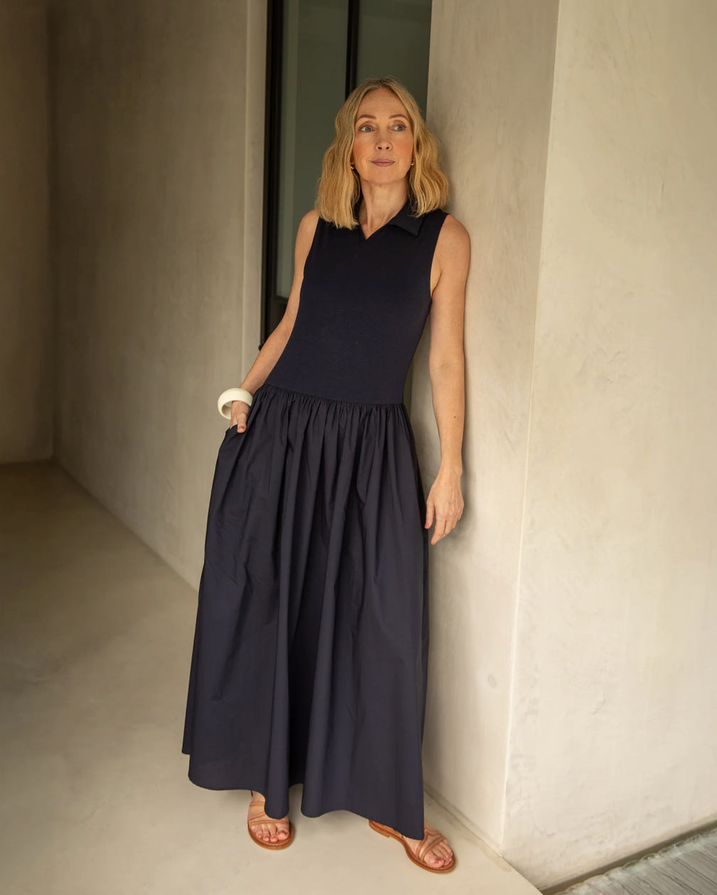 TRACEY DRESS NAVY