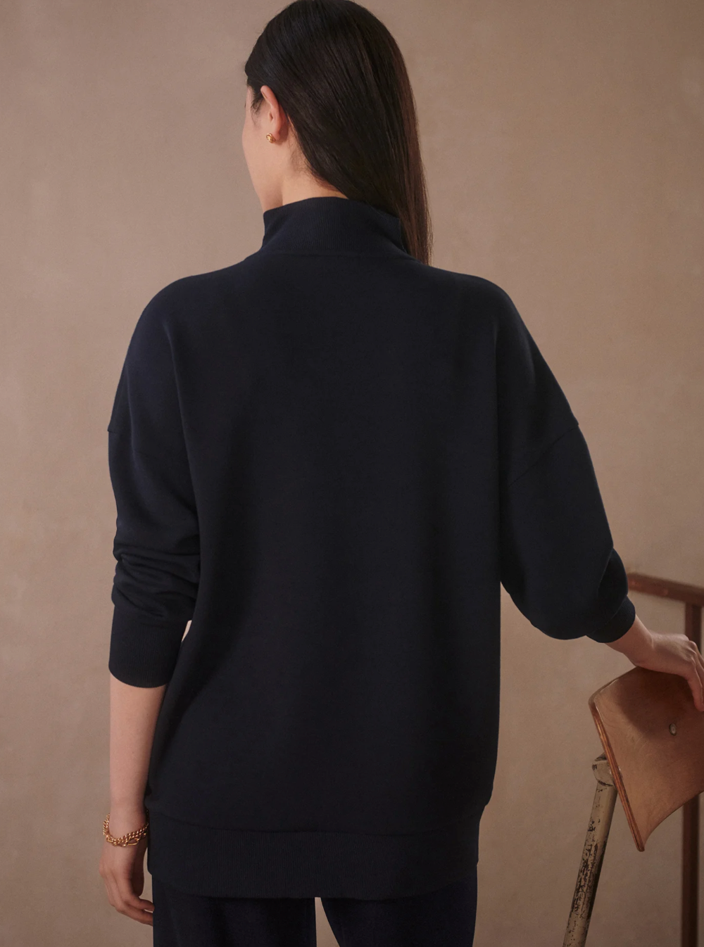 MASIE ZIP NAVY