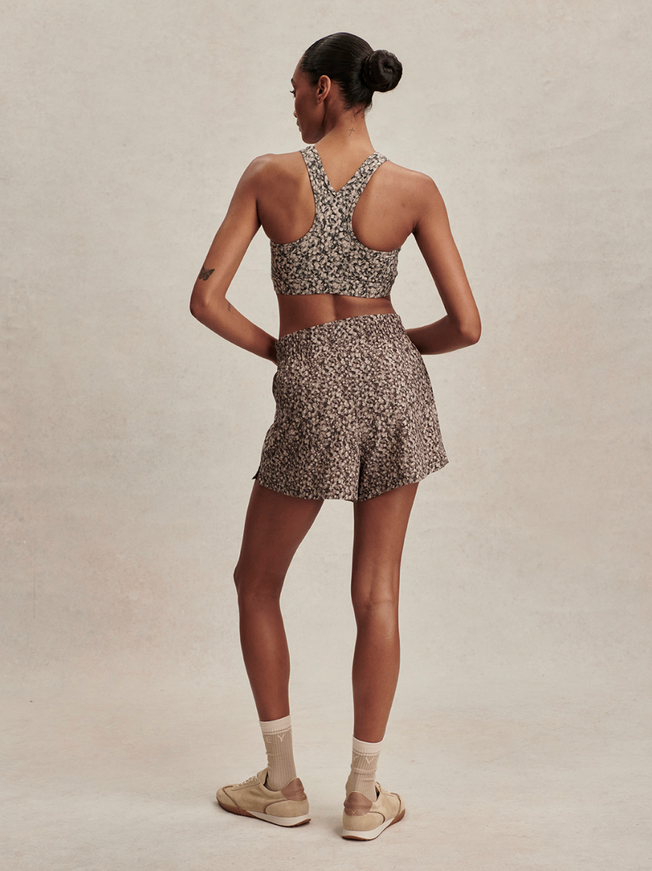 KALLIN RUNNING SHORTS 3" DAPPLED FLORAL DAFL