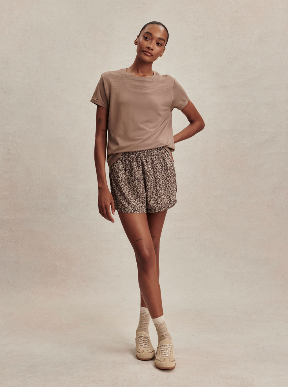 KALLIN RUNNING SHORTS 3" DAPPLED FLORAL DAFL