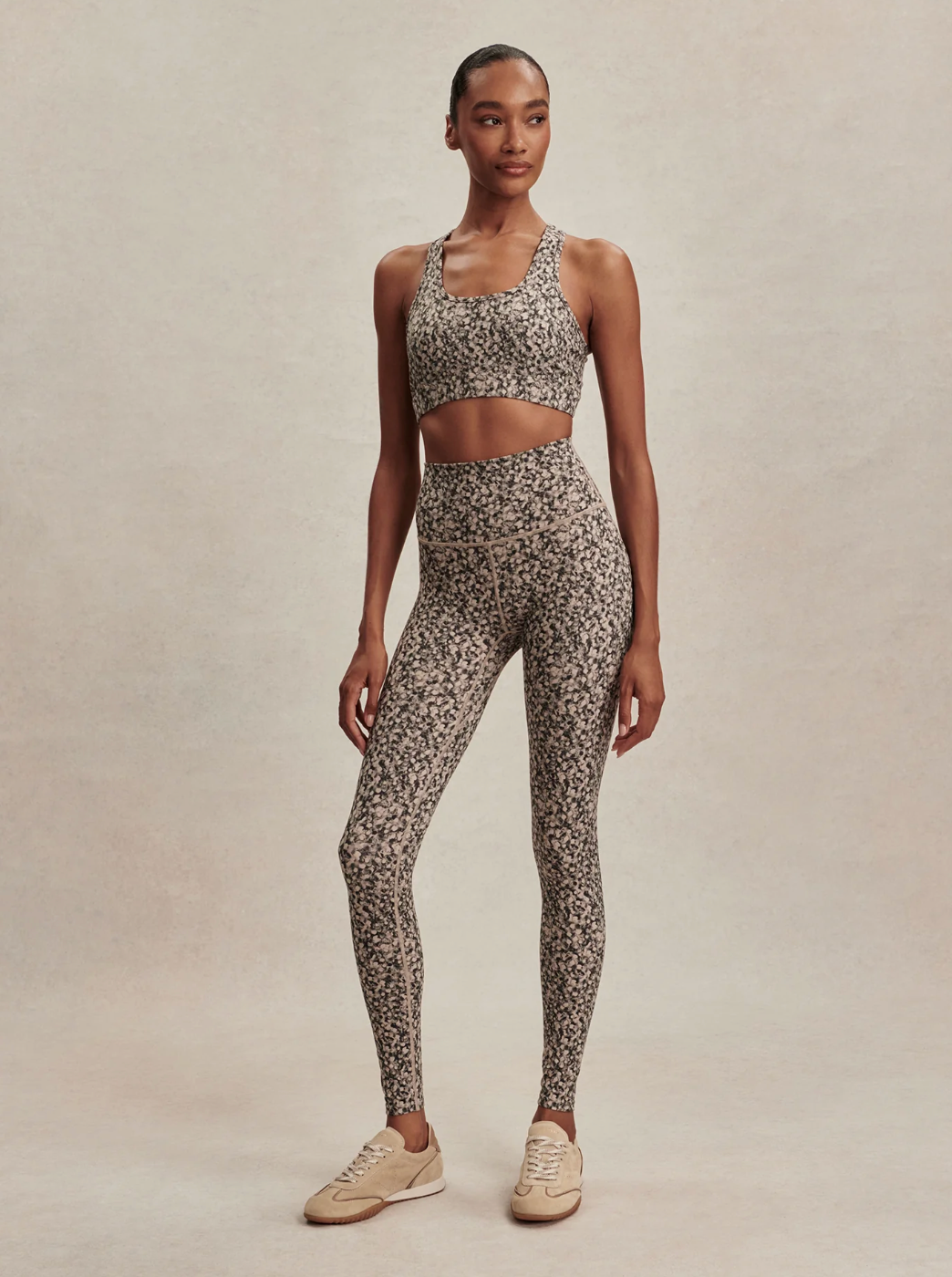 FREESOFT HIGH LEGGING 28" DAPPLED FLORAL DAFL