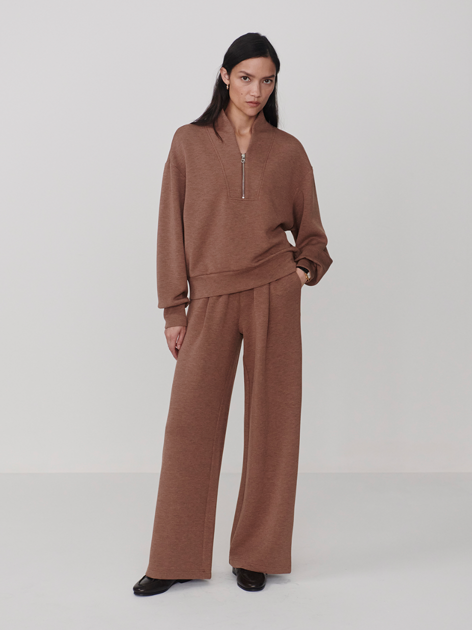 THE EXTRA WIDE LEG PANT 29.5" GOLDEN BRONZE MARL