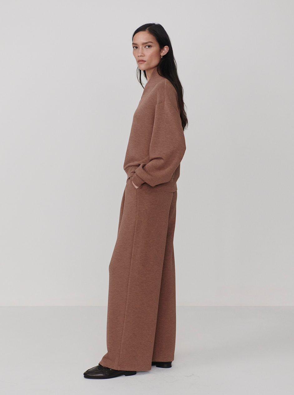 THE EXTRA WIDE LEG PANT 29.5" GOLDEN BRONZE MARL