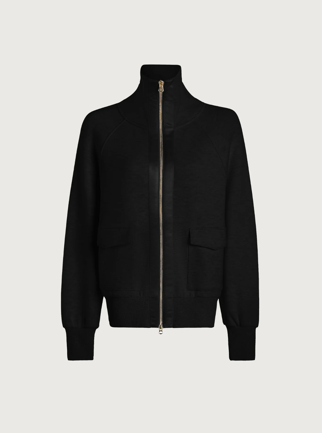 ROXBURY ZIP THROUGH BLACK