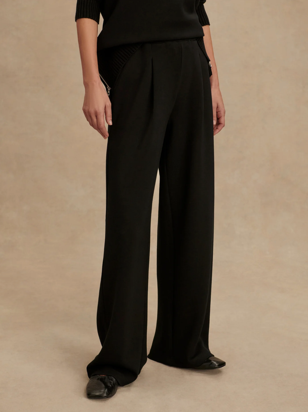 THE EXTRA WIDE LEG PANT 29.5" BLACK