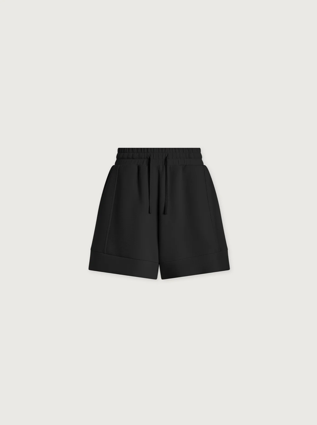 ATRIUM DOUBLESOFT HIGH RISE SHORT 4.5" BLACK