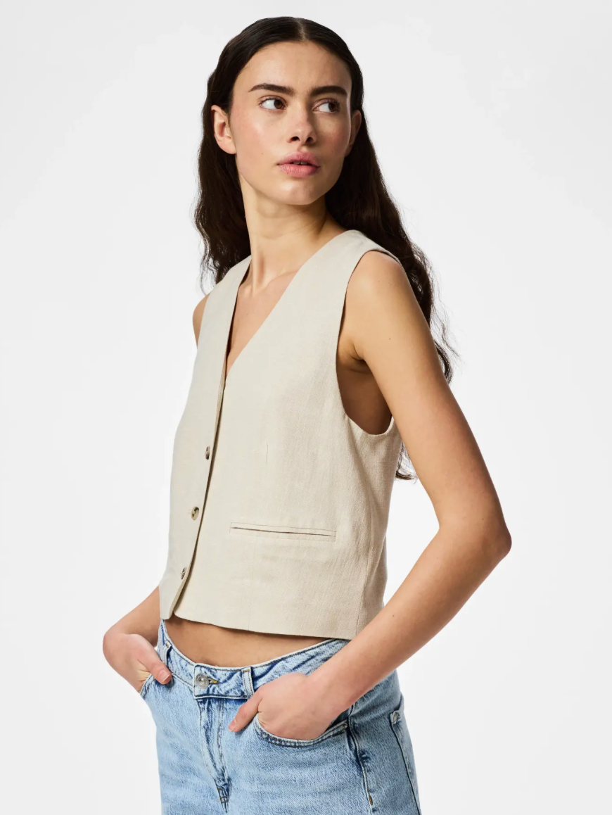 VINSTY WAIST COAT SILVER LINING