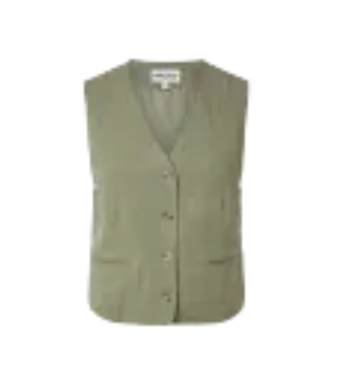 VINSTY WAIST COAT LICHEN GREEN