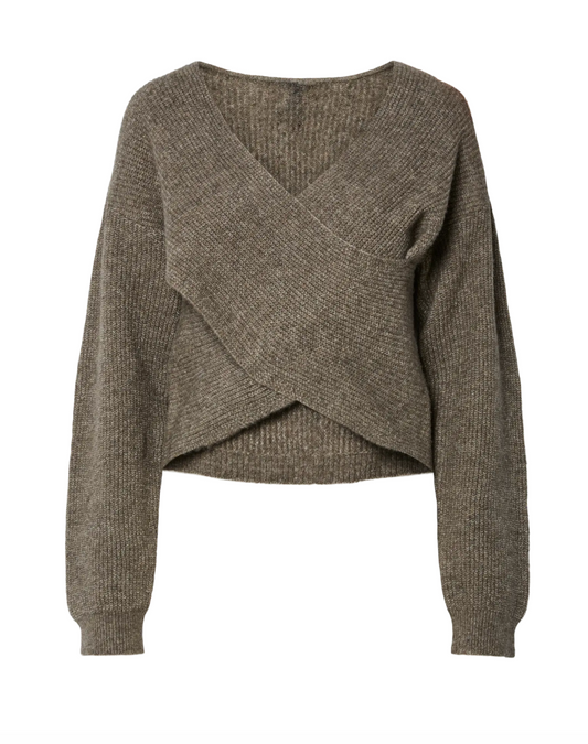 SILLY WRAP TOP MOREL