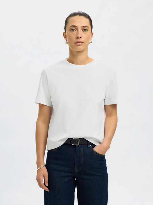 BOXY SHORT SLEEVE TEE WHITE