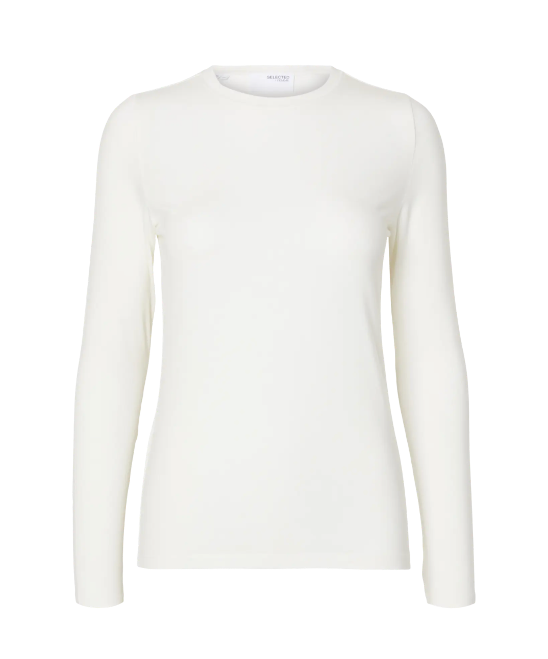 MANJA O NECK TOP SNOW WHITE LS