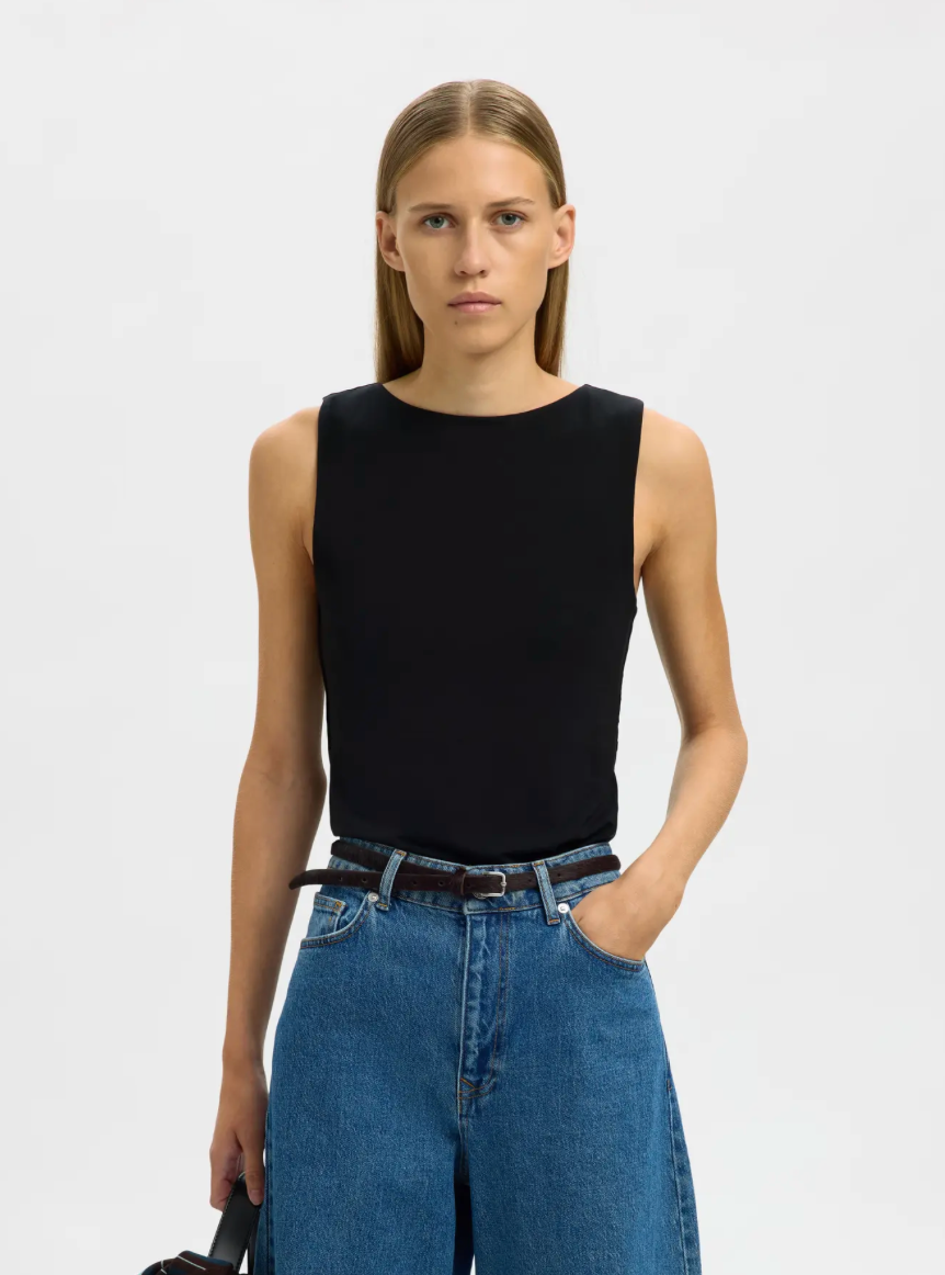 MANJA REVERSIBLE VEST BLACK SS