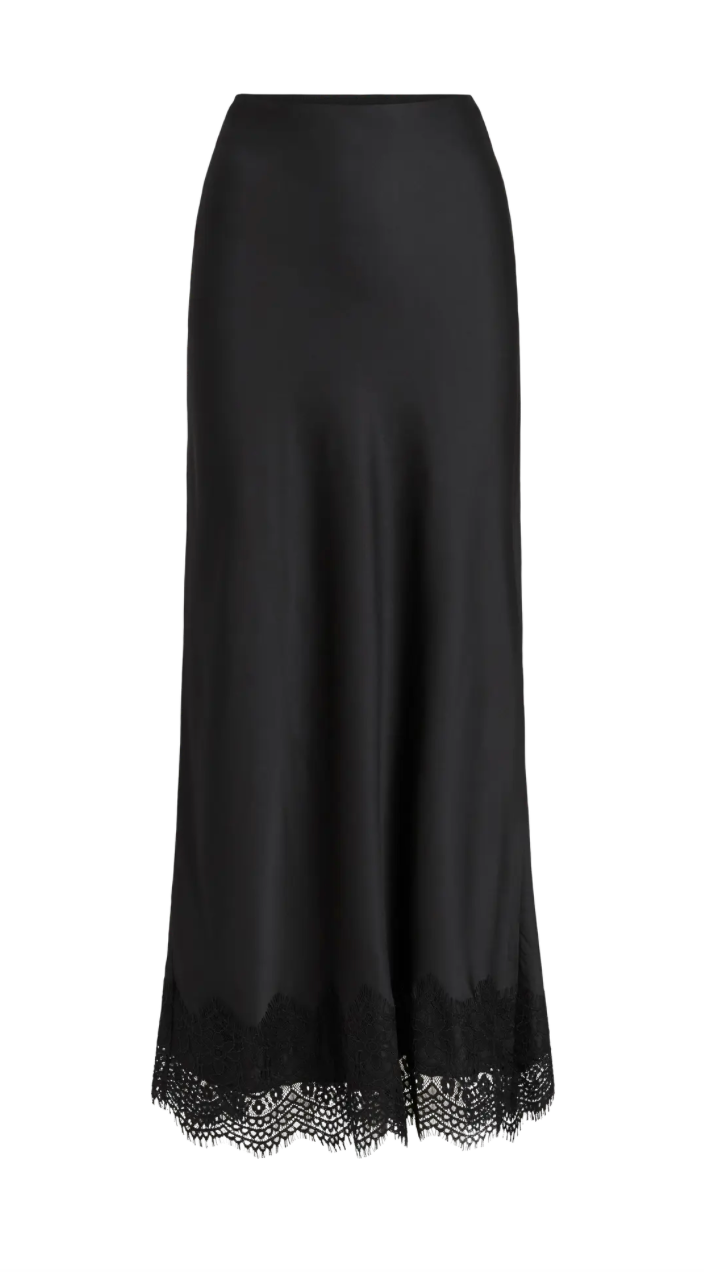 ELLETTE SKIRT LACE BLACK