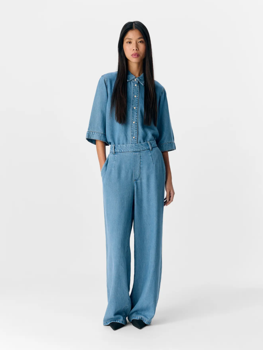 FRAME LISA WIDE LEG DENIM