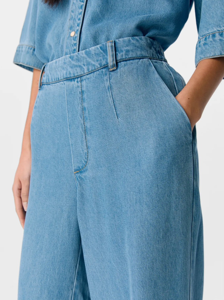 FRAME LISA WIDE LEG DENIM