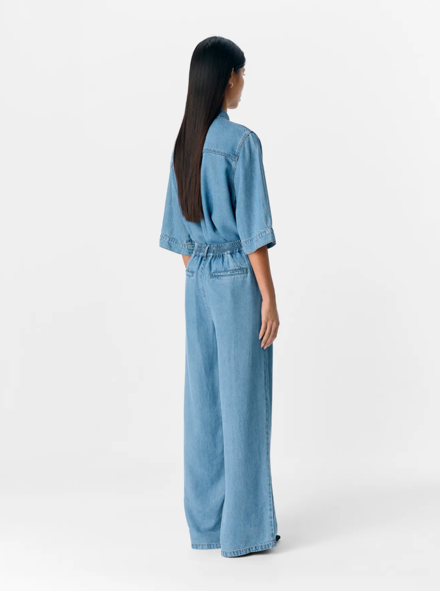 FRAME LISA WIDE LEG DENIM