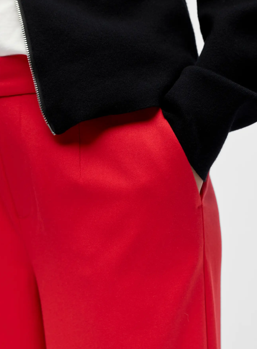 LISA WIDE LEG PANT POINSETTA