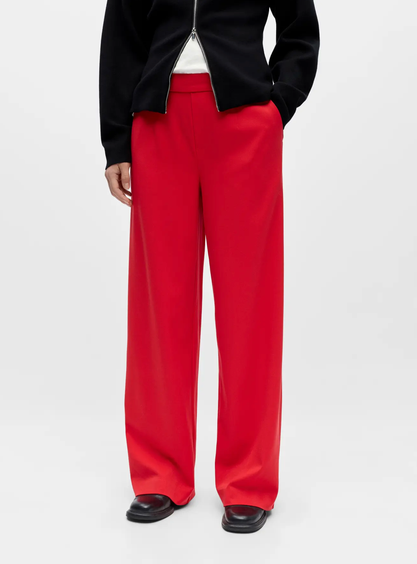 LISA WIDE LEG PANT POINSETTA
