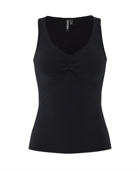 MALIVA VEST TOP BLACK