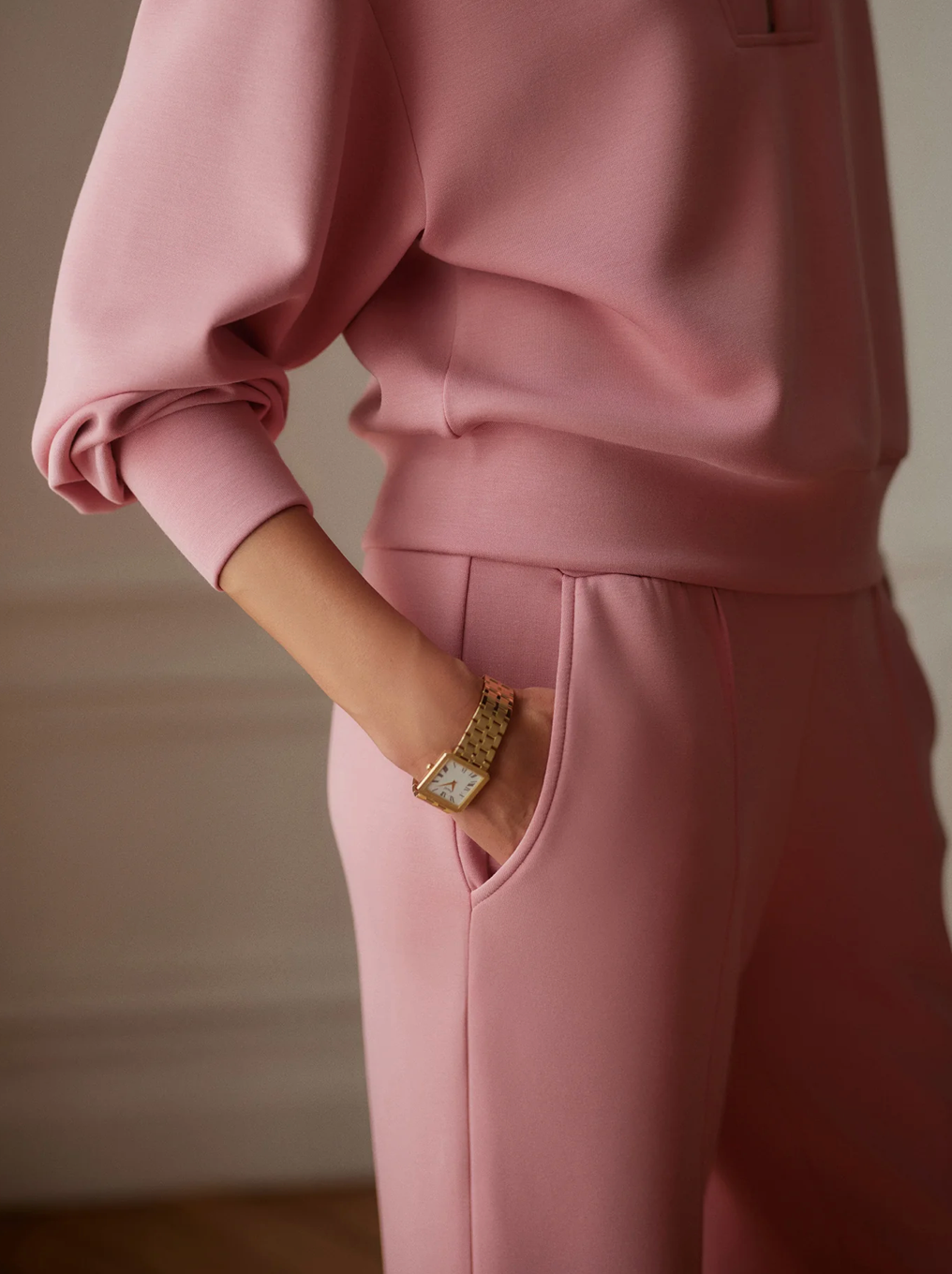 THE WIDE LEG PANT 30" BRANDY ROSE