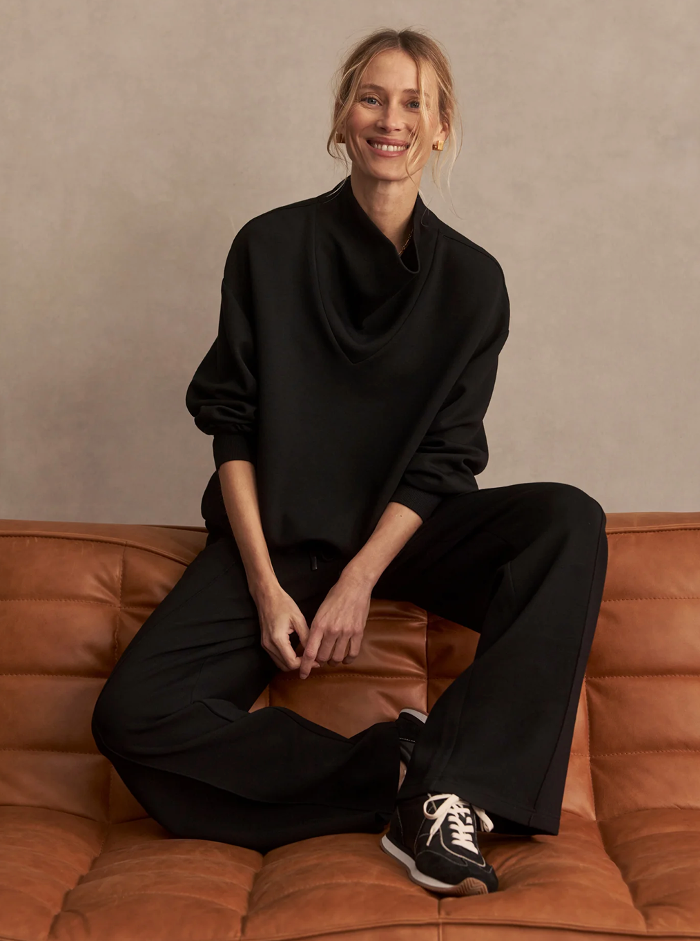 THE WIDE LEG PANT 28" BLACK