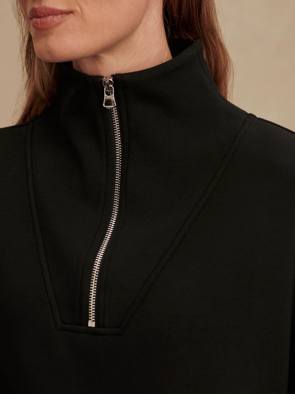 HAWLEY 1/2 ZIP BLACK