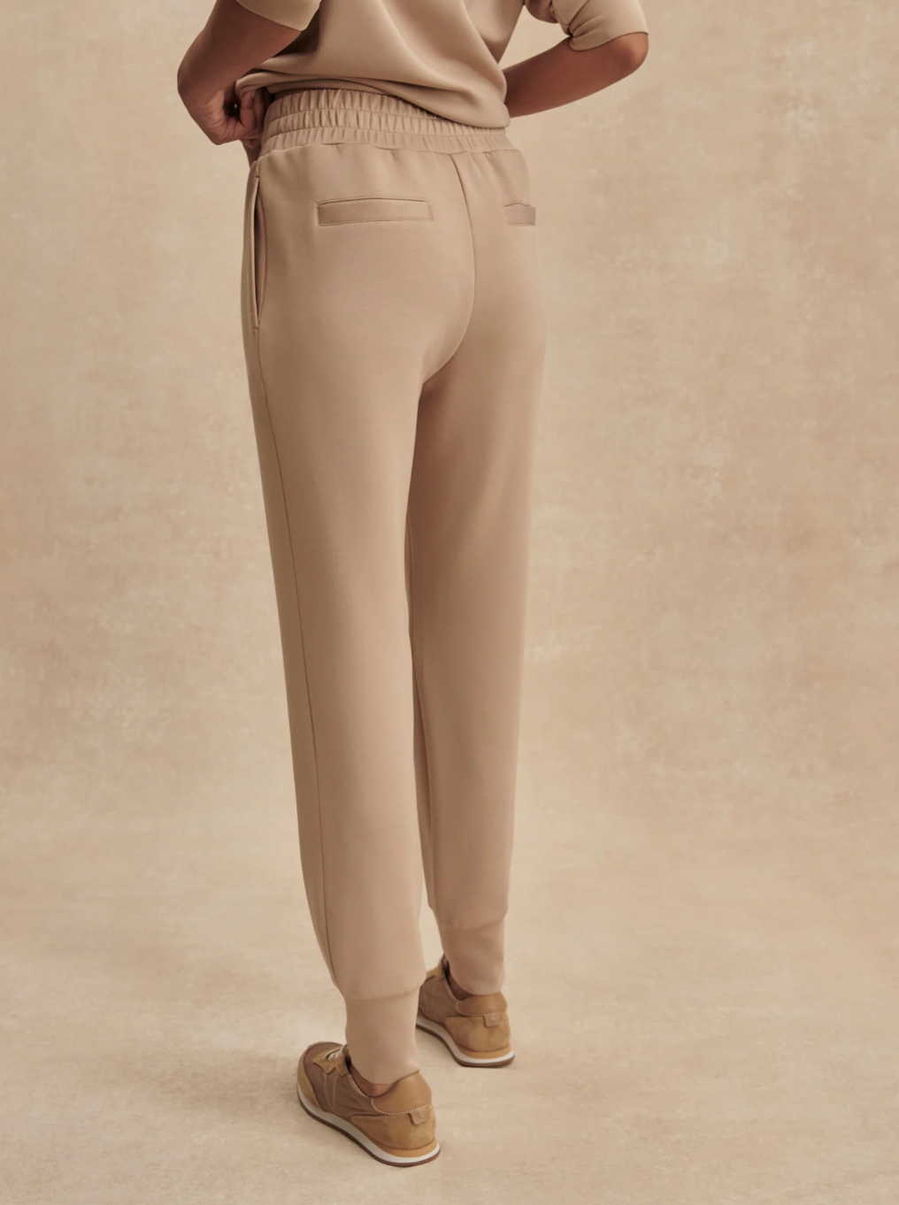 SLIM CUFF PANT 27.5" DOUBLESOFT LIGHT TAUPE