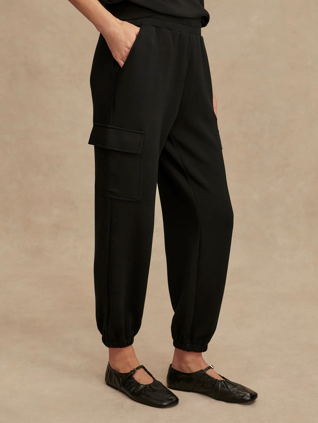THE CARGO PANT 27.5" BLACK