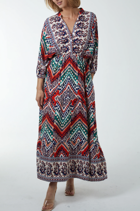 AZTEC MAXI RED NAVY