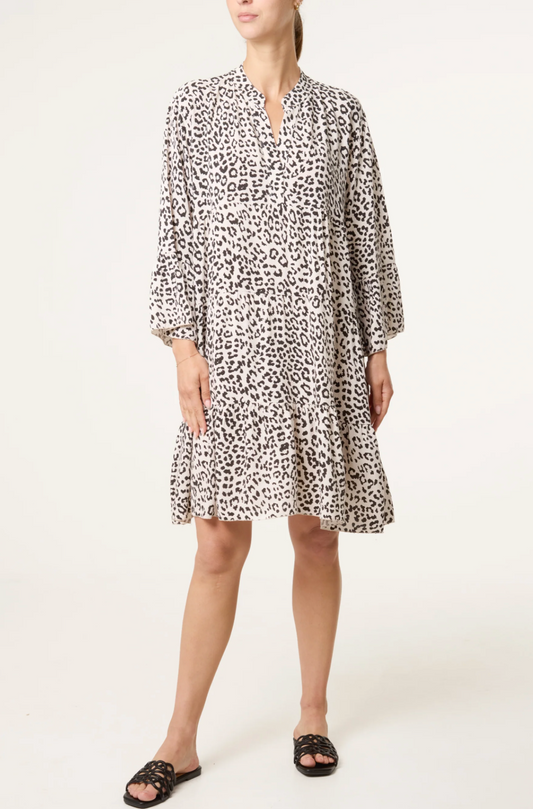 LYDIA BEACH DRESS WHITE LEO