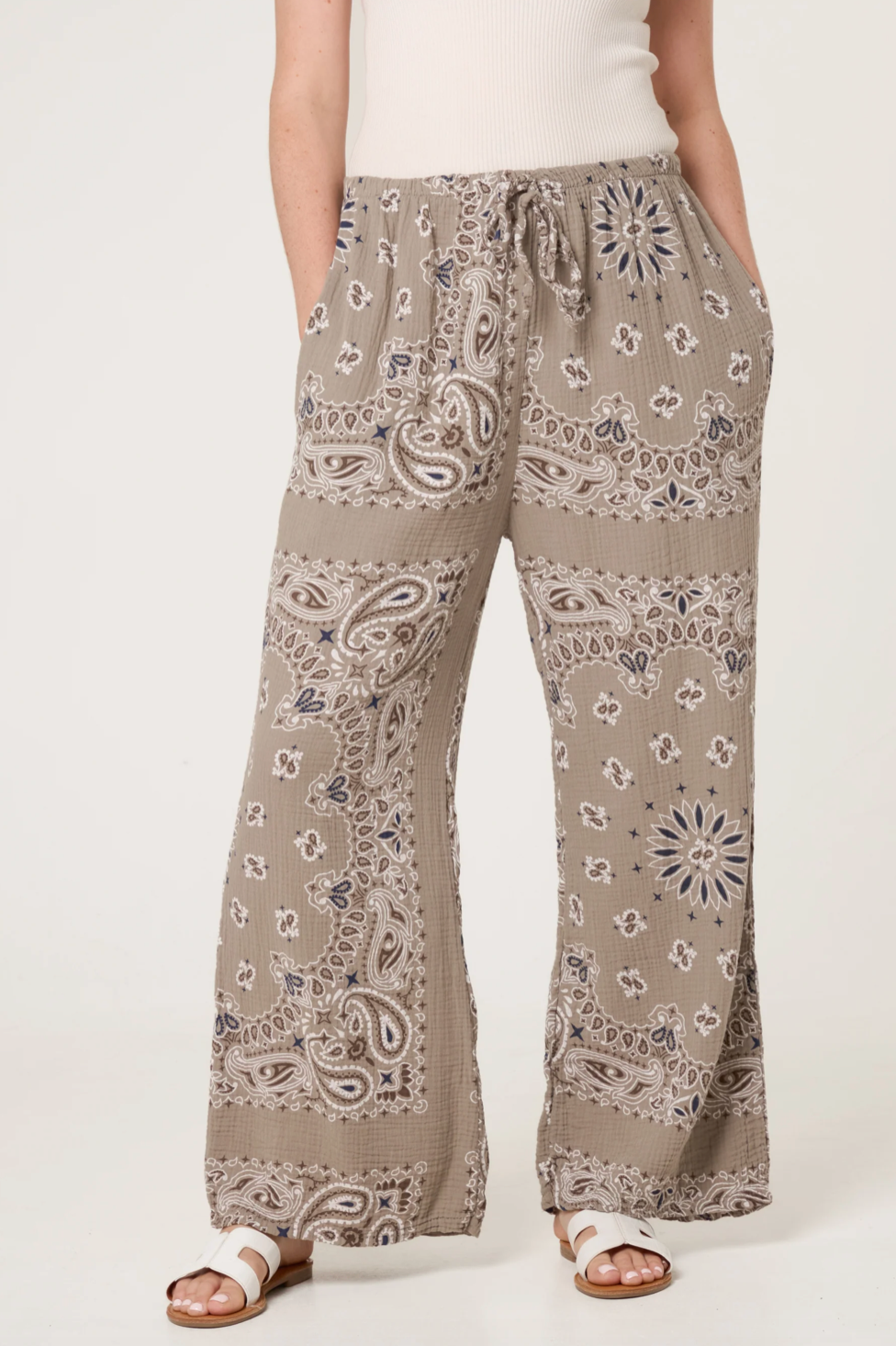 BANDANA TROUSER BEIGE