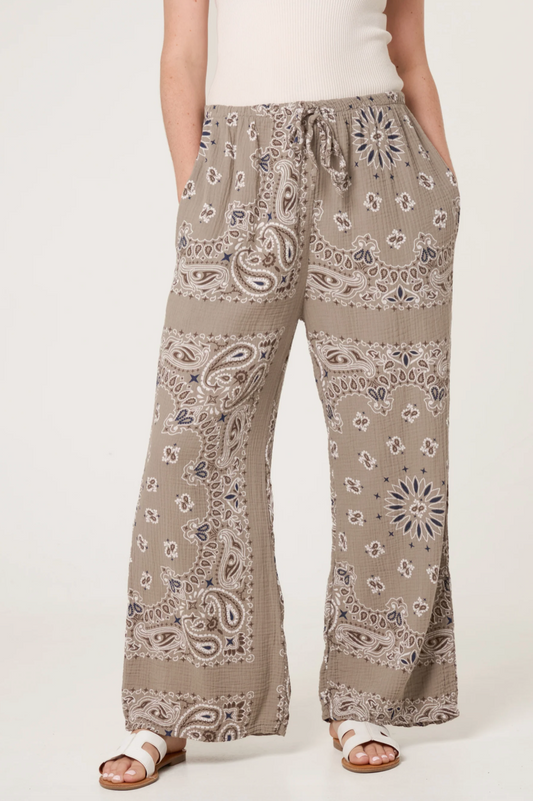 BANDANA TROUSER BEIGE