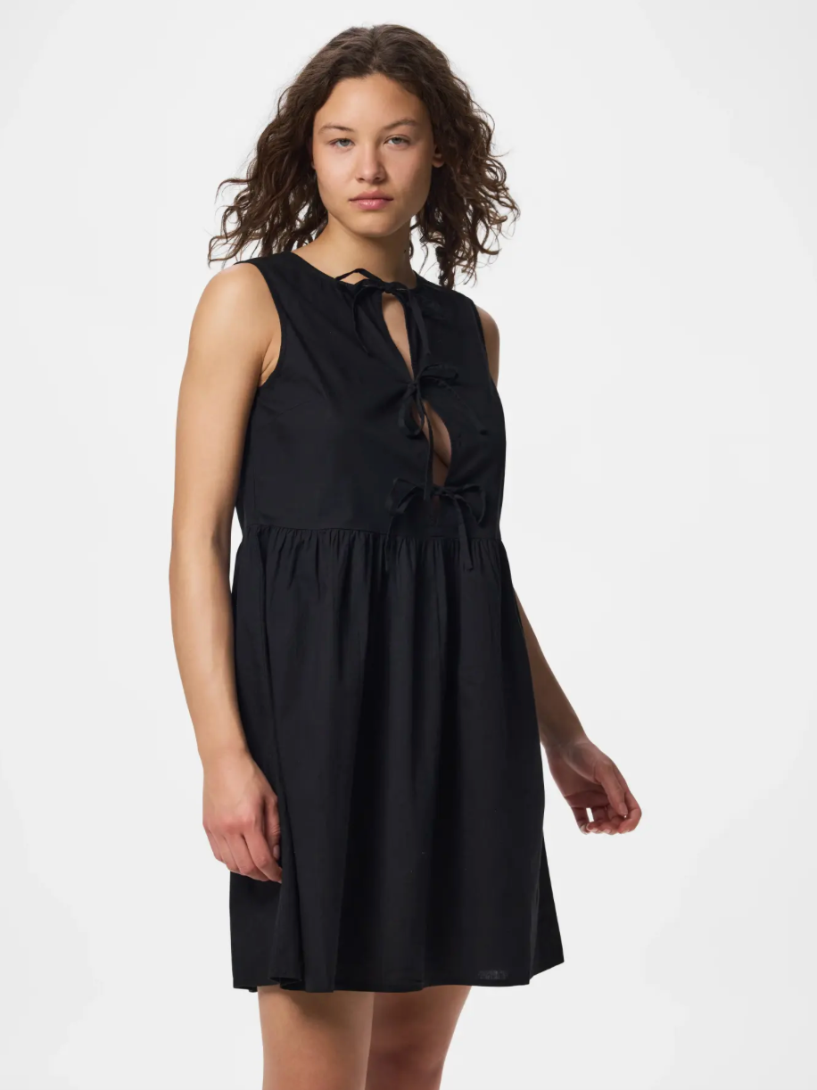 JOLLY TIE DRESS BLACK