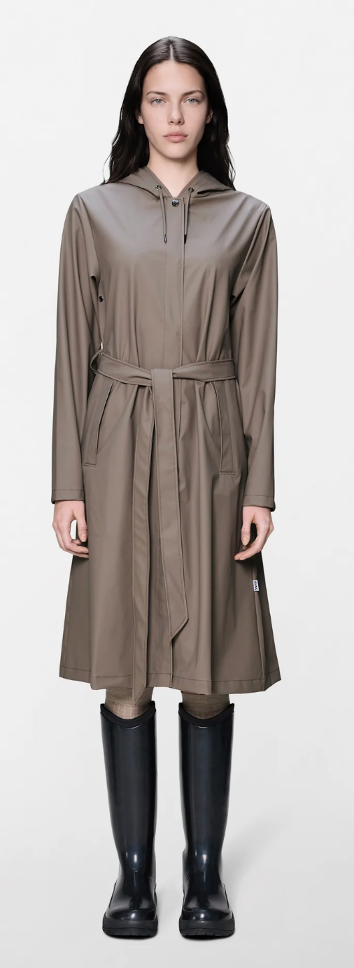 A-LINE LONGER JACKET CINDER