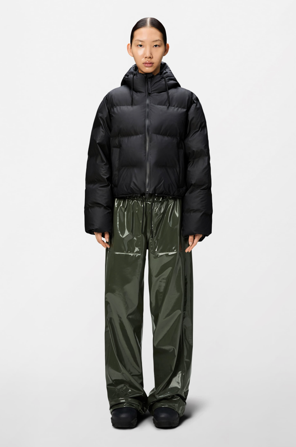 ALTA PUFFER SHORT BLACK