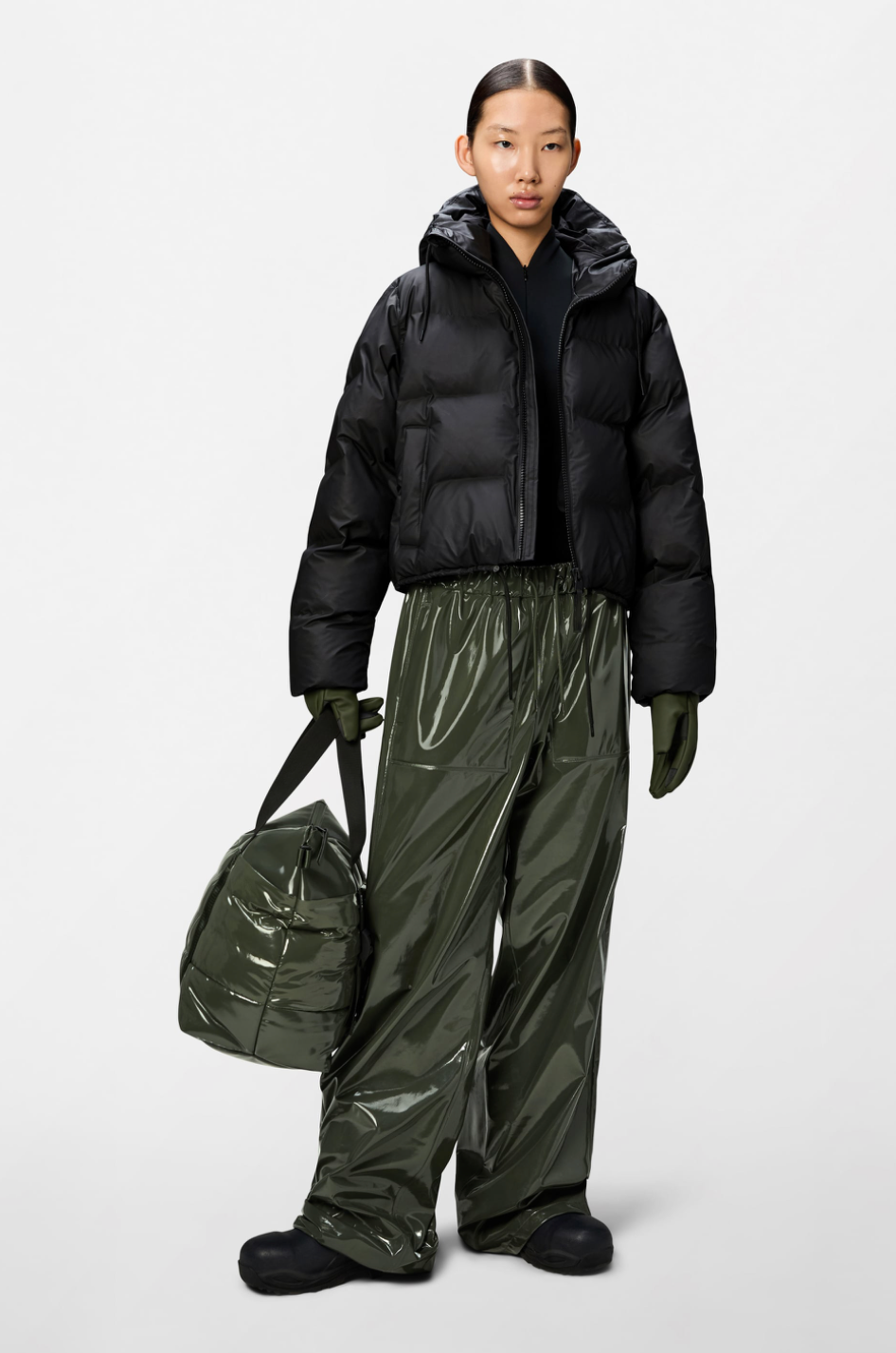 ALTA PUFFER SHORT BLACK
