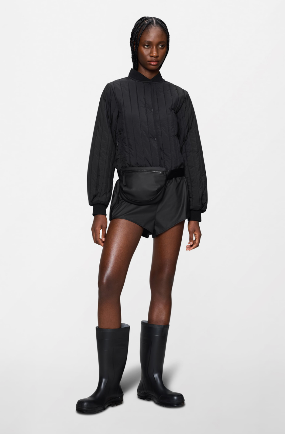 BANJA LINER BOMBER JACKET BLACK