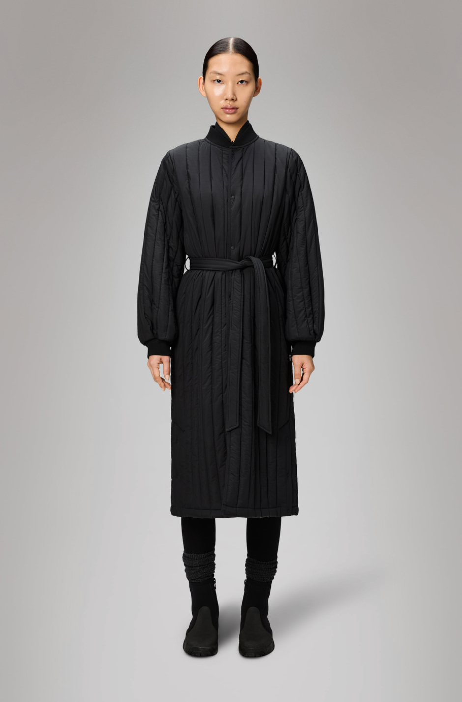 BANJA LINER COAT BLACK