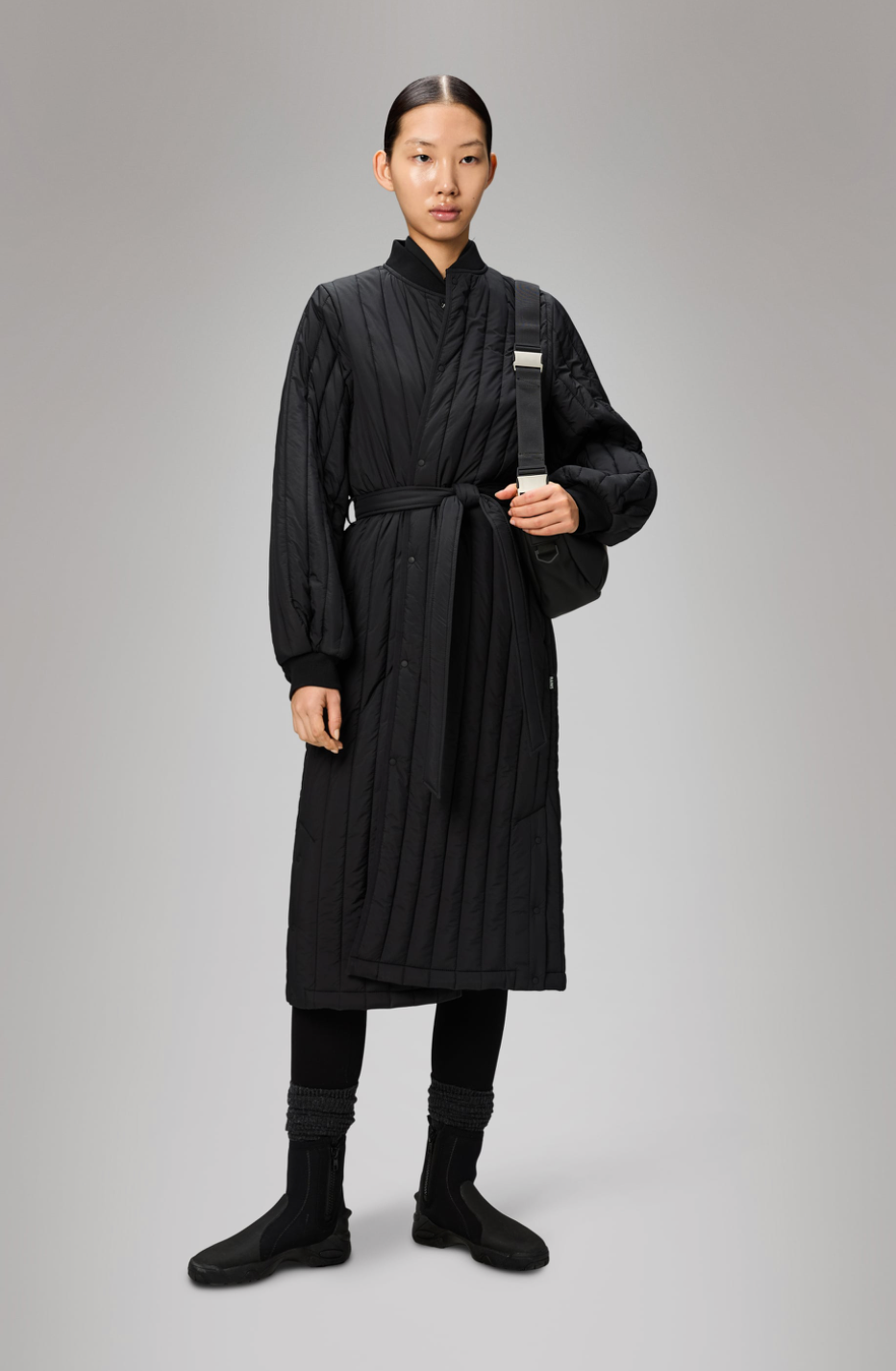 BANJA LINER COAT BLACK
