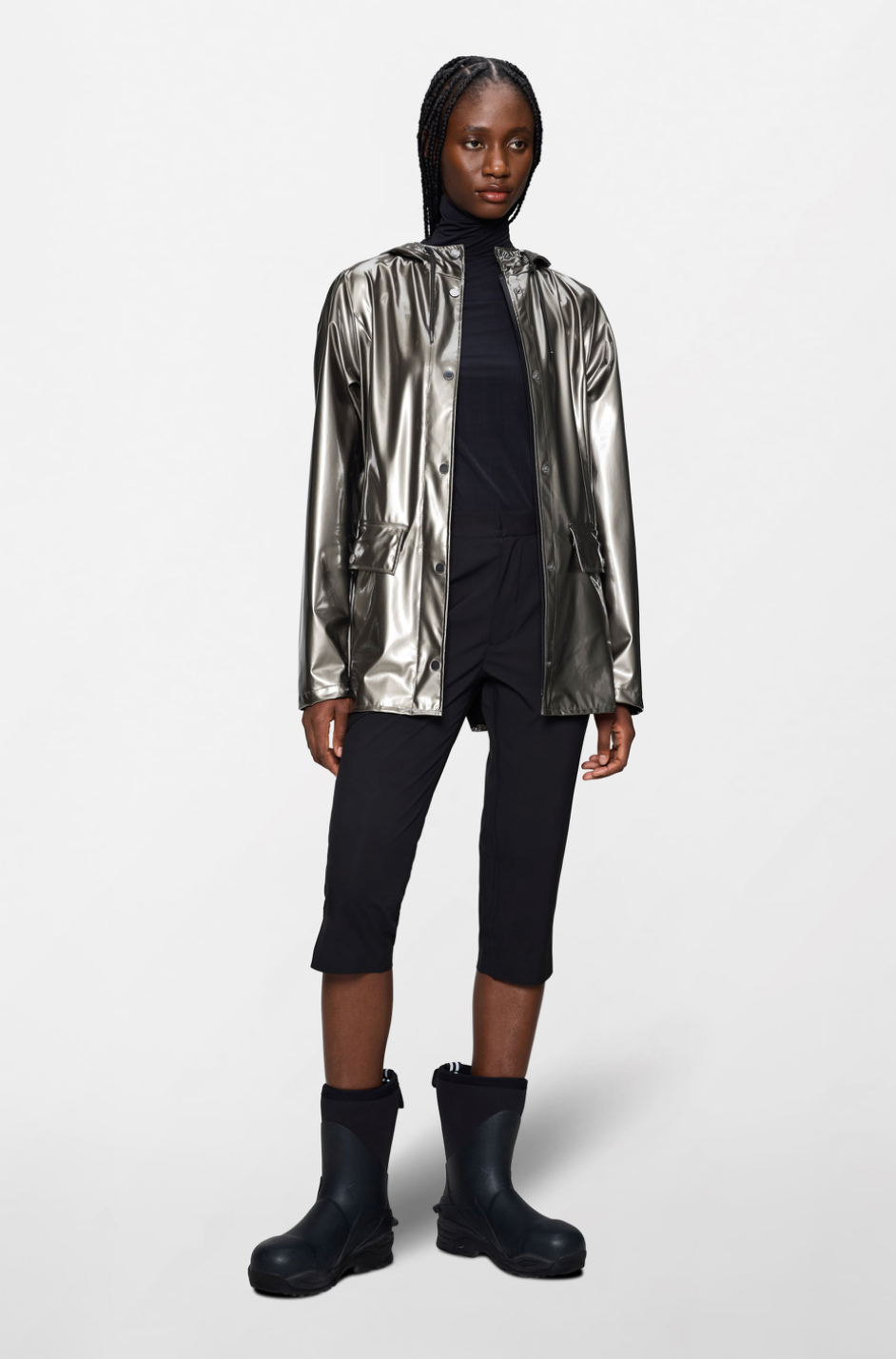CURVE JACKET RAVEN SHORT