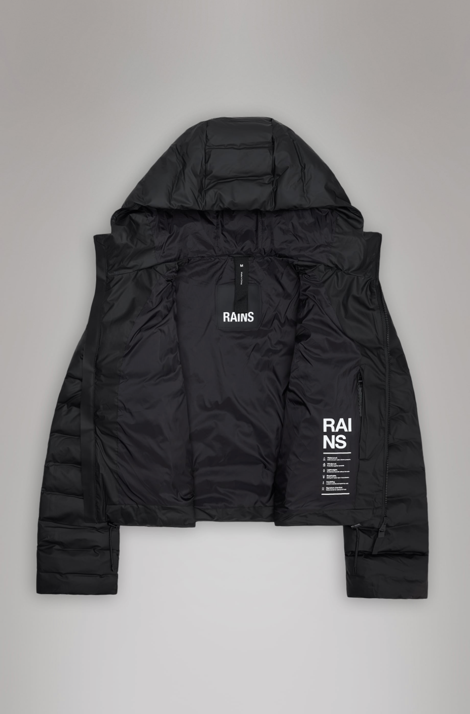 LOHJA SHORT PUFFER BLACK